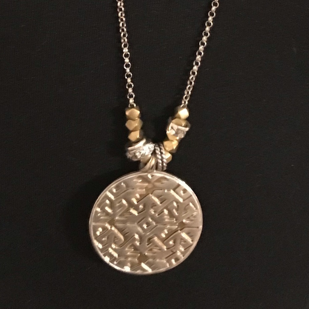 Silpada Reversible Sundial Necklace